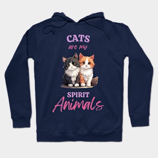 cats are my spirit animal Hoodie